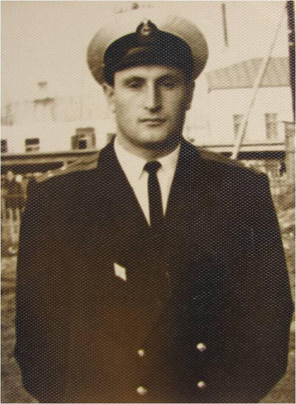 Егор Томко, молодой курсант, 1957 год