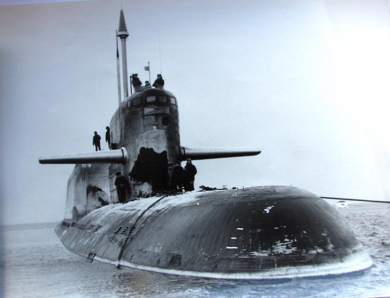 Атомная подводная лодка, на которой служил Томко Е.А.